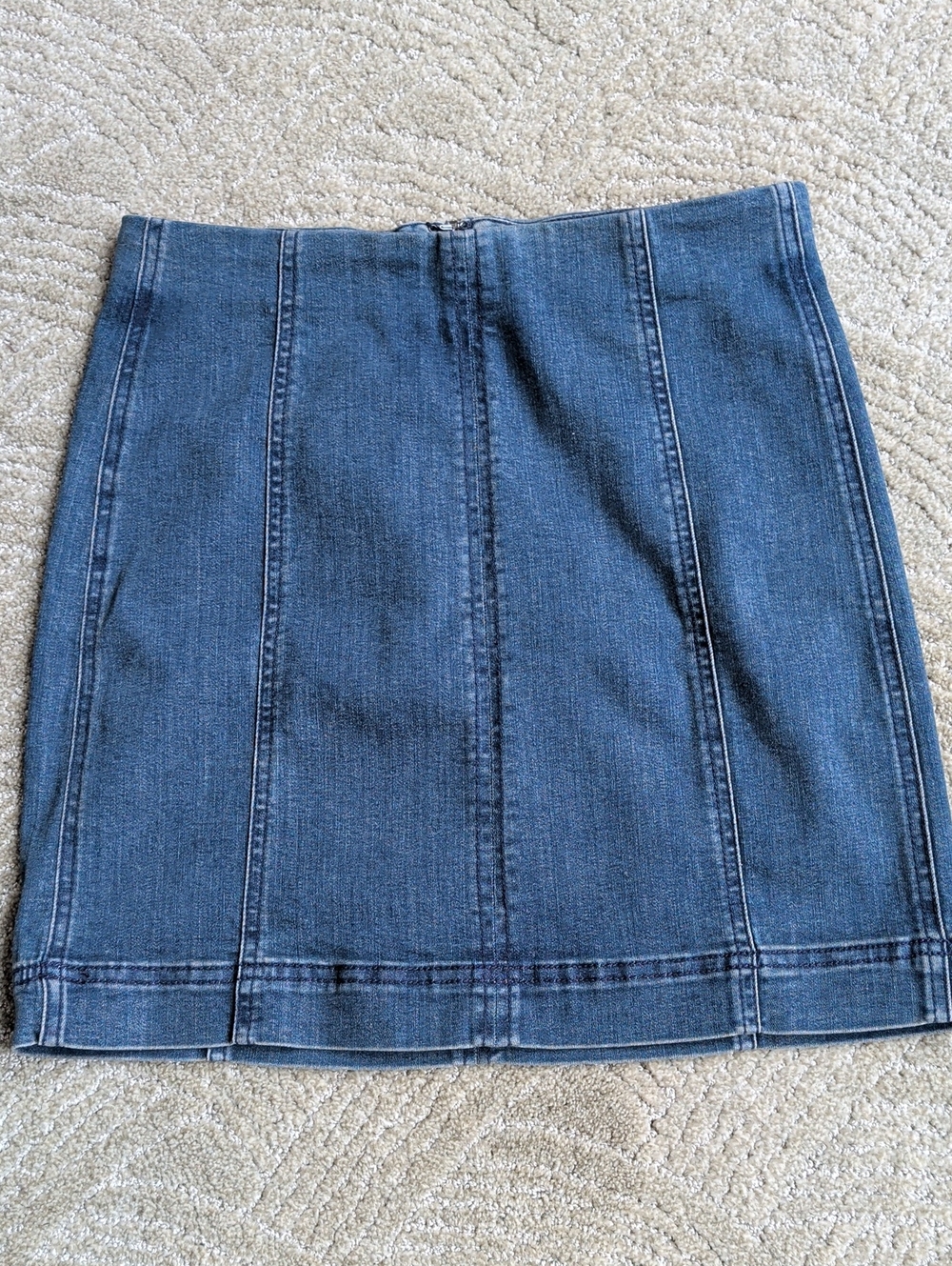 Rewash Dark Blue Denim Pencil Skirt